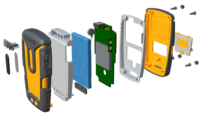 北極星3GPS巡檢器結構圖